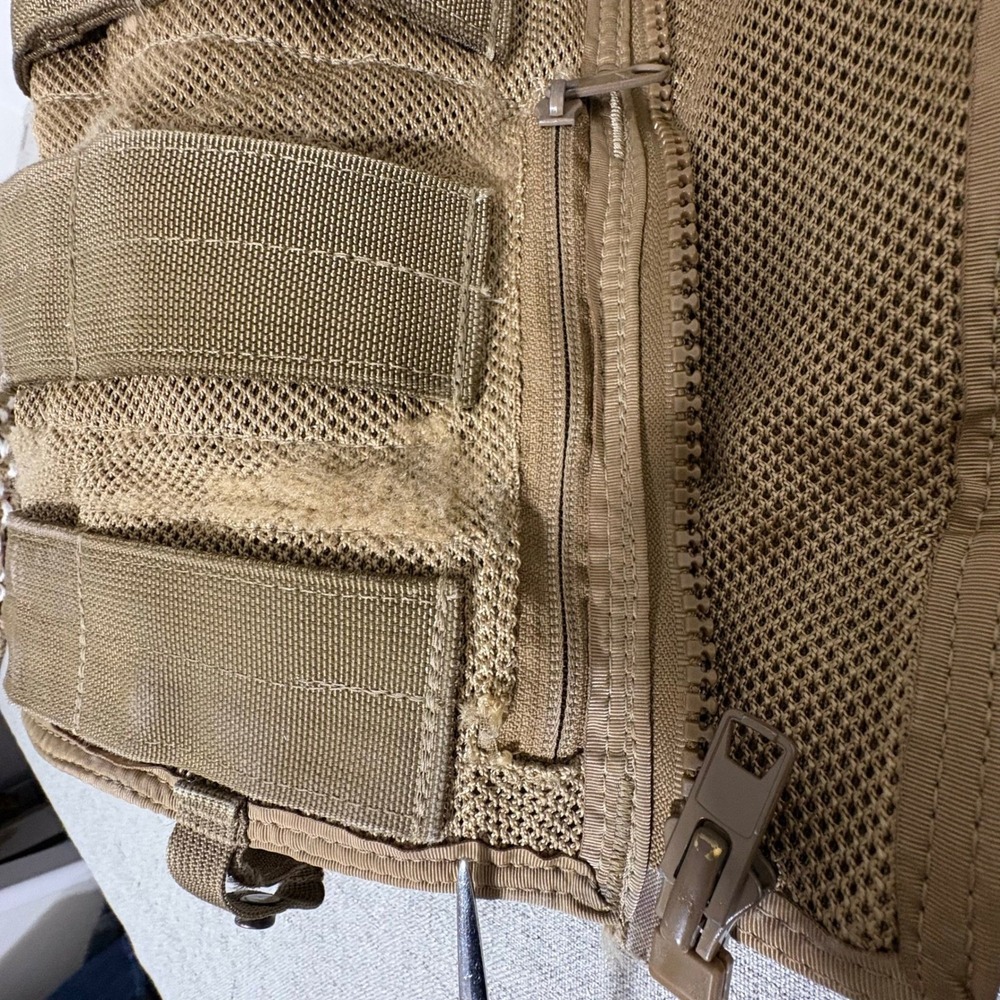 ATLAS 46 Tool Vest 5 Piece One Size Molle System Brown Adjustable Tactical - Picture 15 of 16